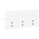 vidaXL Răcător de paltoane montat pe perete Alb 40 x 10.5 x 18 cm