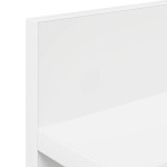 vidaXL Răcător de paltoane montat pe perete Alb 40 x 10.5 x 18 cm