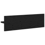 vidaXL Răcător de paltoane montat pe perete cu raft Stejar negru vidaXL Răcător de paltoane montat pe perete cu raft Stejar negru