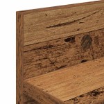 vidaXL Răcător de paltoane montat pe perete cu raft Lemn vechi vidaXL Răcător de paltoane montat pe perete cu raft Lemn vechi