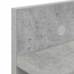vidaXL Răcător de paltoane montat pe perete cu raft Gri beton vidaXL Răcător de paltoane montat pe perete cu raft Gri beton