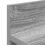vidaXL Răcător de paltoane montat pe perete cu raft sonoma gri vidaXL Răcător de paltoane montat pe perete cu raft sonoma gri