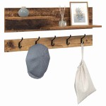 vidaXL Răcător de paltoane montat pe perete Lemn vechi 90 x 15 x 36 cm vidaXL Răcător de paltoane montat pe perete Lemn vechi 90 x 15 x 36 cm