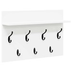 vidaXL Răcător de paltoane montat pe perete Alb 60 x 40 x 12 cm vidaXL Răcător de paltoane montat pe perete Alb 60 x 40 x 12 cm