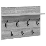vidaXL Răcător de paltoane montat pe perete sonoma gri 60 x 40 x 12 cm vidaXL Răcător de paltoane montat pe perete sonoma gri 60 x 40 x 12 cm