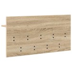 vidaXL Răcător de paltoane montat pe perete cu raft Stejar sonoma vidaXL Răcător de paltoane montat pe perete cu raft Stejar sonoma