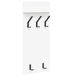 vidaXL Răcător de paltoane montat pe perete Alb 90 x 40 x 10 cm