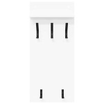 vidaXL Răcător de paltoane montat pe perete Alb 90 x 40 x 10 cm