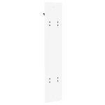 vidaXL Răcător de paltoane montat pe perete Alb 20 x 1.5 x 100 cm