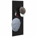 vidaXL Răcător de paltoane montat pe perete Pe perete Stejar negru vidaXL Răcător de paltoane montat pe perete Pe perete Stejar negru