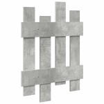 vidaXL Răcător de paltoane montat pe perete Gri beton 60 x 3 x 82 cm vidaXL Răcător de paltoane montat pe perete Gri beton 60 x 3 x 82 cm