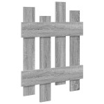 vidaXL Răcător de paltoane montat pe perete sonoma gri 60 x 3 x 82 cm vidaXL Răcător de paltoane montat pe perete sonoma gri 60 x 3 x 82 cm