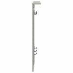 vidaXL Răcător de paltoane montat pe perete Gri beton 84 x 10 x 80 cm vidaXL Răcător de paltoane montat pe perete Gri beton 84 x 10 x 80 cm