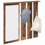 vidaXL Răcător de paltoane montat pe perete Lemn vechi 84 x 10 x 80 cm vidaXL Răcător de paltoane montat pe perete Lemn vechi 84 x 10 x 80 cm