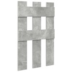 vidaXL Răcător de paltoane montat pe perete Gri beton 65 x 3 x 100 cm