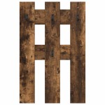 vidaXL Răcător de paltoane montat pe perete Pe perete Stejar afumat