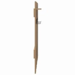 vidaXL Răcător de paltoane montat pe perete Stejar artisanal vidaXL Răcător de paltoane montat pe perete Stejar artisanal