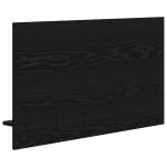 vidaXL Răcător de paltoane montat pe perete cu raft Stejar negru vidaXL Răcător de paltoane montat pe perete cu raft Stejar negru