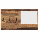 vidaXL Răcător de paltoane montat pe perete Lemn vechi 90 x 10 x 50 cm vidaXL Răcător de paltoane montat pe perete Lemn vechi 90 x 10 x 50 cm