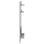 vidaXL Răcător de paltoane montat pe perete Gri beton 70 x 10 x 90 cm vidaXL Răcător de paltoane montat pe perete Gri beton 70 x 10 x 90 cm