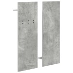 vidaXL Răcător de paltoane montat pe perete Gri beton 70 x 10 x 90 cm vidaXL Răcător de paltoane montat pe perete Gri beton 70 x 10 x 90 cm