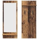 vidaXL Răcător de paltoane montat pe perete Lemn vechi 70 x 10 x 90 cm vidaXL Răcător de paltoane montat pe perete Lemn vechi 70 x 10 x 90 cm