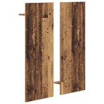 vidaXL Răcător de paltoane montat pe perete Lemn vechi 70 x 10 x 90 cm vidaXL Răcător de paltoane montat pe perete Lemn vechi 70 x 10 x 90 cm