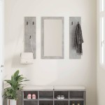 vidaXL Răcător de paltoane montat pe perete Gri beton 96 x 1.5 x 90 cm vidaXL Răcător de paltoane montat pe perete Gri beton 96 x 1.5 x 90 cm