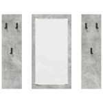 vidaXL Răcător de paltoane montat pe perete Gri beton 96 x 1.5 x 90 cm vidaXL Răcător de paltoane montat pe perete Gri beton 96 x 1.5 x 90 cm