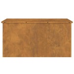 vidaXL Cutie de depozitare exterioară Ruginit 100 x 50,5 x 50 cm Oțel