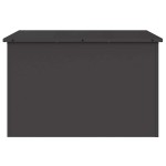 vidaXL Cutie de depozitare exterioară Negru 80 x 50.5 x 50 cm vidaXL Cutie de depozitare exterioară Negru 80 x 50.5 x 50 cm