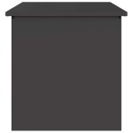 vidaXL Cutie de depozitare exterioară Negru 55 x 50,5 x 50 cm Oțel