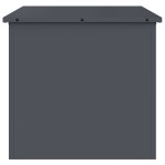 vidaXL Cutie de depozitare exterioară Antracit 55 x 50,5 x 50 cm Oțel