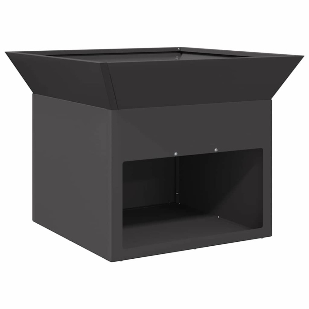 vidaXL Cuptor de foc Negru 50 x 50 x 40 cm Oțel
