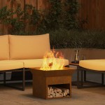 vidaXL Cuptor de foc Ruginit 50 x 50 x 40 cm vidaXL Cuptor de foc Ruginit 50 x 50 x 40 cm