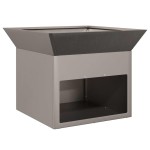 vidaXL Cuptor de foc Ruginit 50 x 50 x 40 cm vidaXL Cuptor de foc Ruginit 50 x 50 x 40 cm