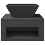 vidaXL Cuptor de foc Negru 50 x 50 x 40 cm Oțel