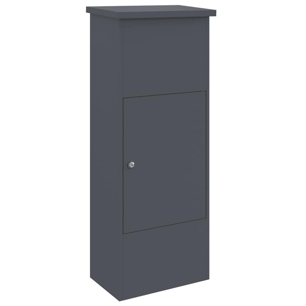 vidaXL Cutie pentru colet Antracit 44.5 x 29 x 110.5 cm Oțel