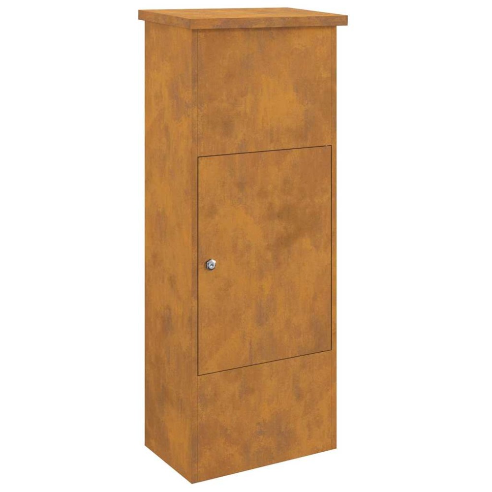 vidaXL Cutie pentru colet Ruginit 44.5 x 29 x 110.5 cm