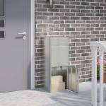 vidaXL Cutie pentru colet Negru 41 x 38 x 103 cm Oțel galvanizat vidaXL Cutie pentru colet Negru 41 x 38 x 103 cm Oțel galvanizat