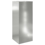 vidaXL Cutie pentru colet Negru 41 x 38 x 103 cm Oțel galvanizat vidaXL Cutie pentru colet Negru 41 x 38 x 103 cm Oțel galvanizat