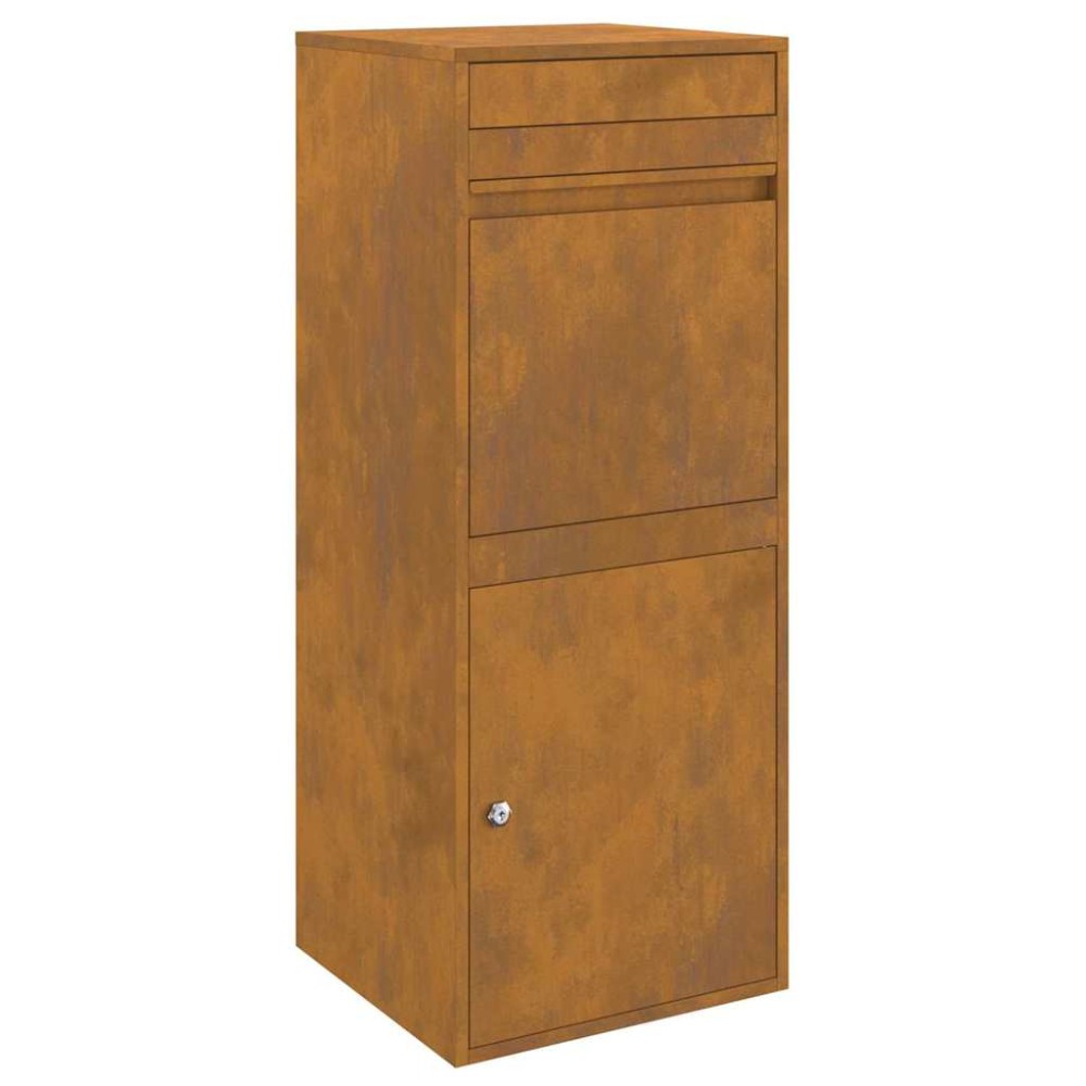 vidaXL Cutie pentru colet Ruginit 41 x 38 x 103 cm