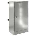 vidaXL cutie poștală cu ușă Negru 30 x 20 x 55 cm Oțel Galvanizat