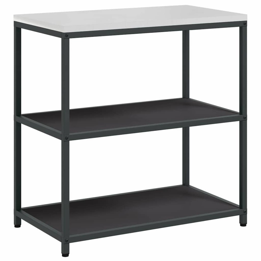 vidaXL Raft de depozitare pentru bucătărie Negru 60 x 50 x 92 cm Oţel