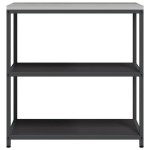 vidaXL Raft de depozitare pentru bucătărie Negru 60 x 50 x 92 cm Oţel vidaXL Raft de depozitare pentru bucătărie Negru 60 x 50 x 92 cm Oţel