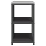 vidaXL Raft de depozitare pentru bucătărie Negru 60 x 50 x 92 cm Oţel vidaXL Raft de depozitare pentru bucătărie Negru 60 x 50 x 92 cm Oţel