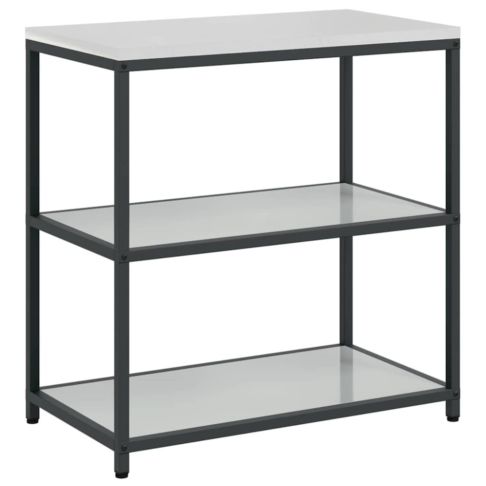 vidaXL Raft de depozitare pentru bucătărie Argintiu 60 x 50 x 92 cm