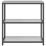 vidaXL Raft de depozitare pentru bucătărie Argintiu 60 x 50 x 92 cm
