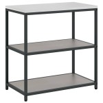 vidaXL Raft de depozitare pentru bucătărie Ruginit 60 x 50 x 92 cm