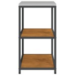 vidaXL Raft de depozitare pentru bucătărie Ruginit 60 x 50 x 92 cm